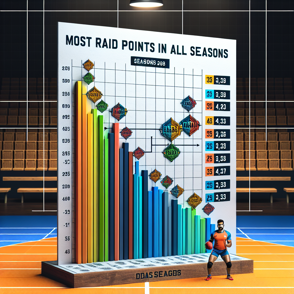 pro kabaddi most raid points in all season